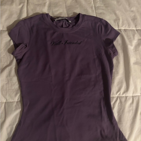 Well-Intended Tankair Purple Top - Picture 3 of 3